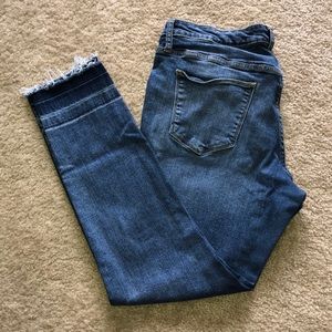 Mid rise skinny jeans